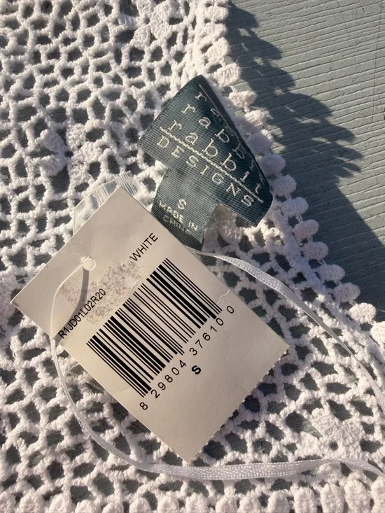 Handcrafted Rabbit Rabbit Rabbit Crochet Cardigan - Picture 4 of 6